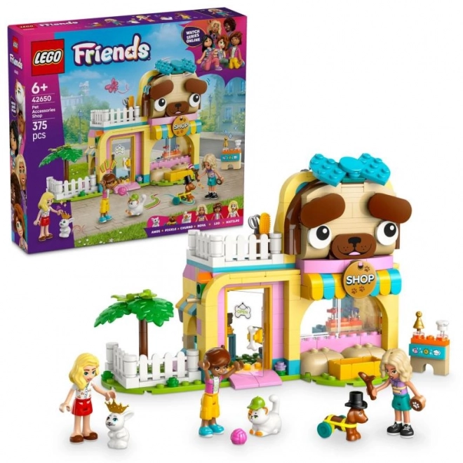 Lego Friends sklep z gadżetami dla zwierząt