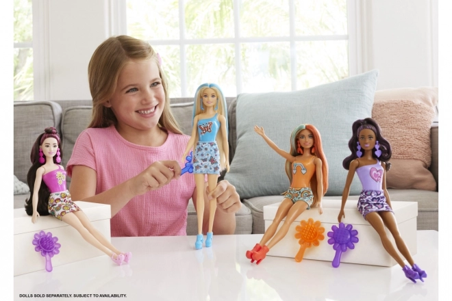 Barbie Color Reveal dzikie wzory