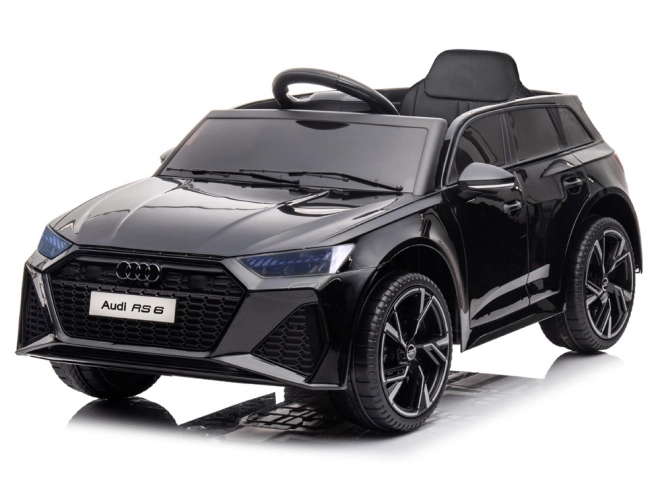 Elektryczne autko Audi RS 6 dla dzieci – czarna