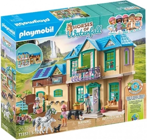 Zestaw figurek PLAYMOBIL Horses – Rancho Waterfall