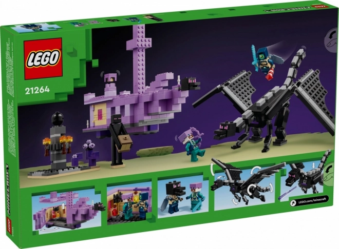 LEGO Minecraft 21264 Smok Endu i statek Endu