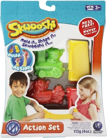 Skwooshi zestaw akcji do kreatywnego modelowania dla dzieci 3+