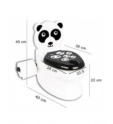 Dziecięca toaleta Panda