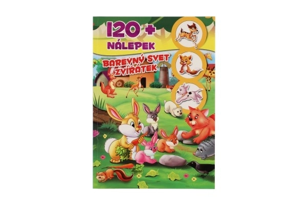 Książka Kolorowy świat zwierzątek z naklejkami