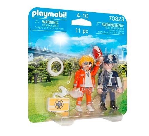 Duo Pack Figurki 70823 Lekarz z karetki i policjantka