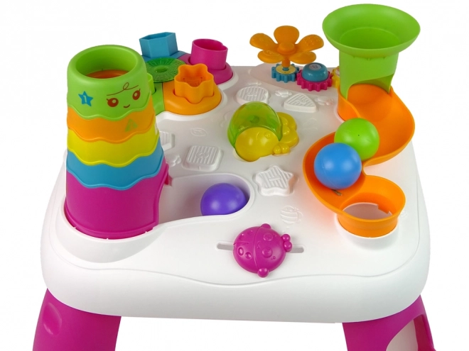 Interaktywny Stolik Edukacyjny Sorter Kul Slide Pink