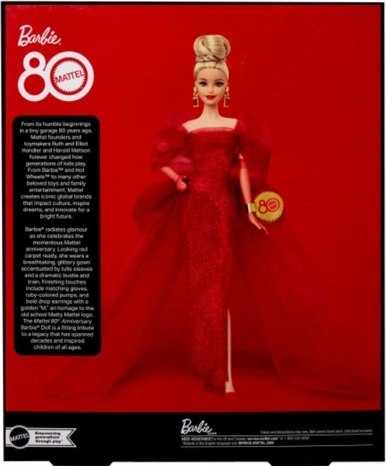 Kolekcjonerska Barbie Signature na 80. rocznicę Mattel