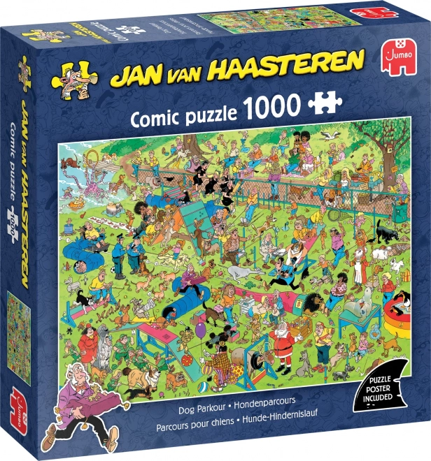 Puzzle Jan van Haasteren Psi park 1000 elementów