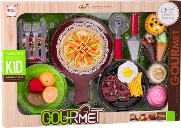 Kompletny zestaw gourmet do zabawy w restaurację