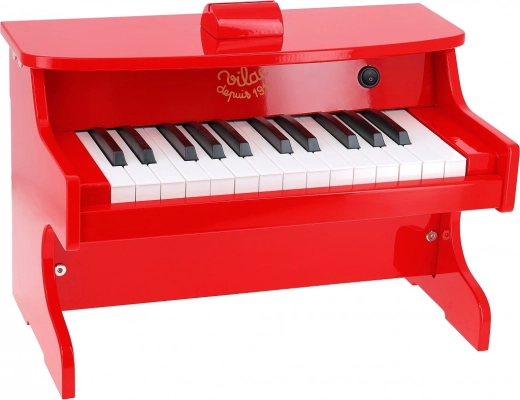 Elektroniczne czerwone pianinko dla dzieci VILAC