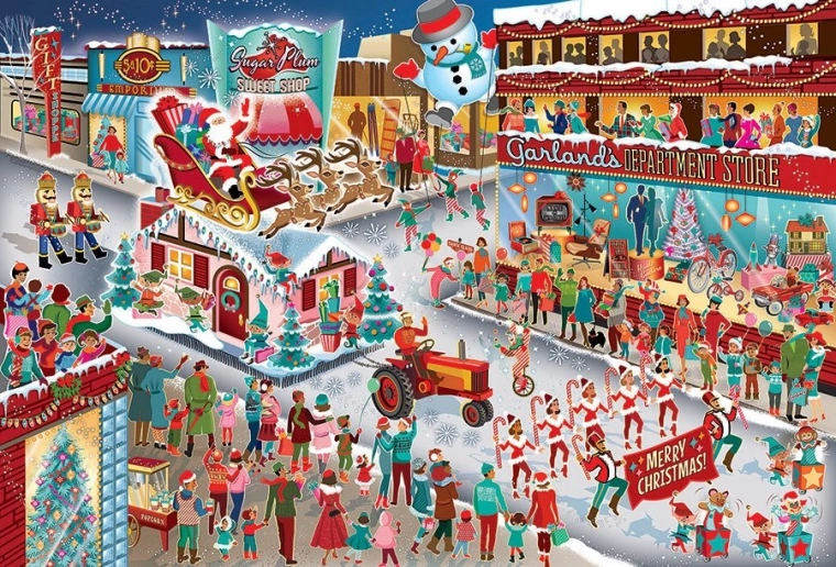 Puzzle Parada Mikołaja 2000 elementów od Cobble Hill