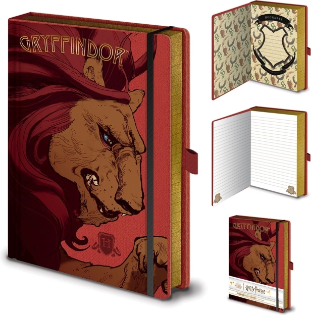 Notatnik A5 premium Harry Potter – Gryffindor