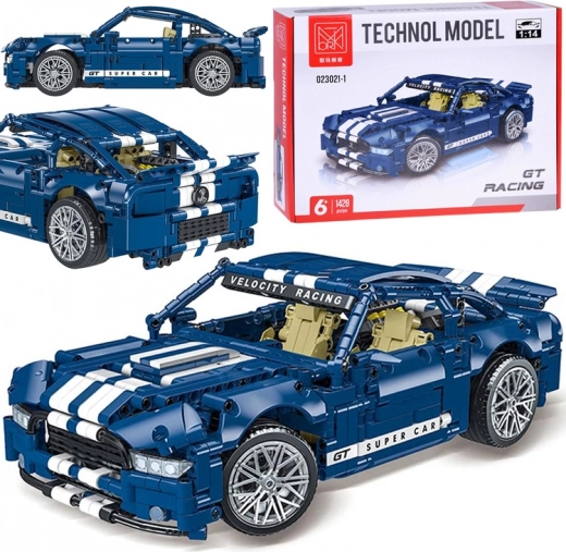Techniczny zestaw konstrukcyjny auto GT Racing – 1428 elementów