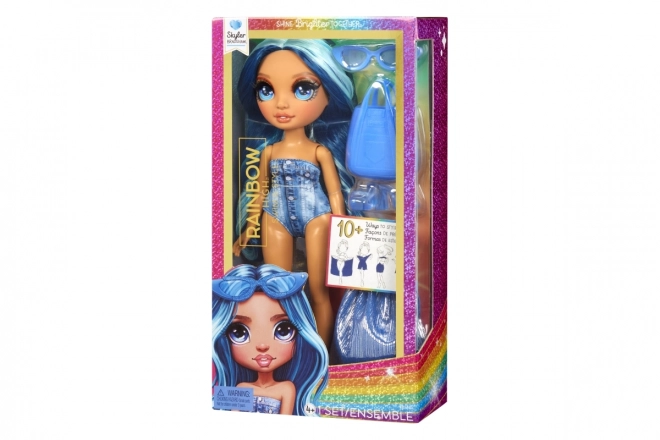 Rainbow High Fashion laleczka w stroju kąpielowym - Skyler Bradshaw