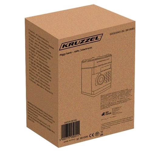 Kruzzel Dziecięca skarbonka / elektroniczny sejf