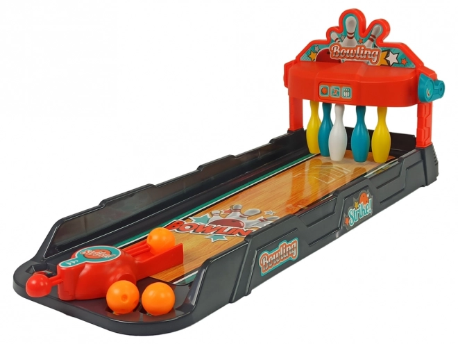 Mini kręgle Gra Arcade Wyrzutnia Kart Torowych