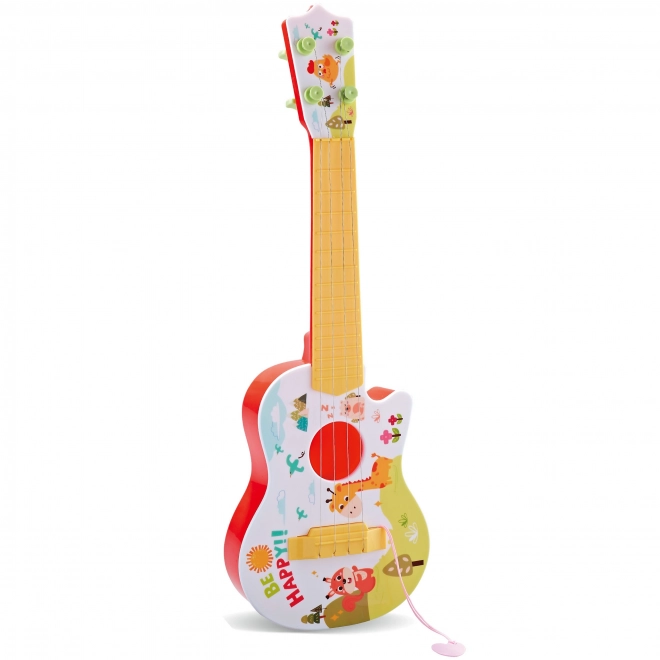 Akustyczna gitara dziecięca WOOPIE czerwona