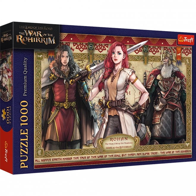 Puzzle 1000 Władca Pierścieni: Wojna Rohirrimów