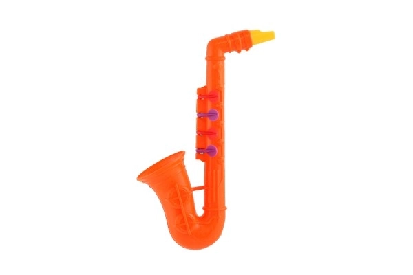 Saksofon plastowy 24cm 2 kolory w torebce