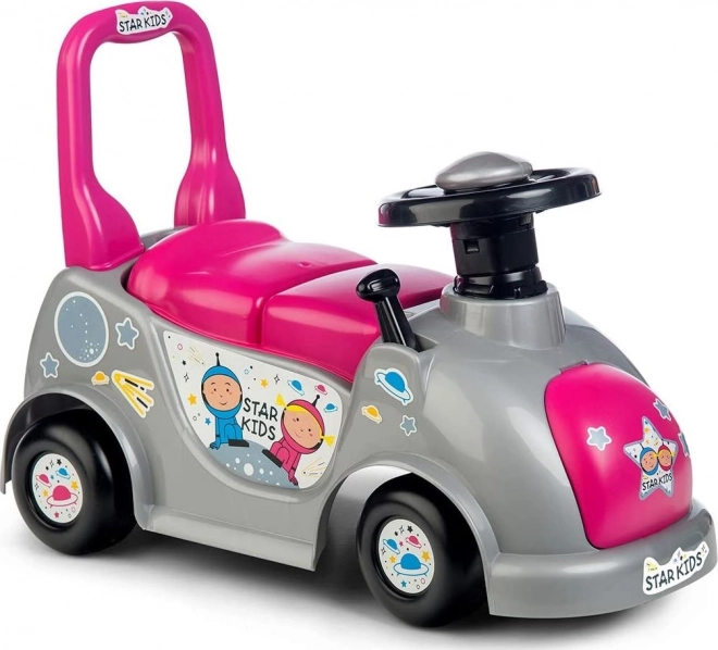 Jeździk 3w1 Star Kids różowy
