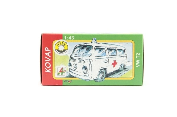 Kovap retro karetka VW 1:43
