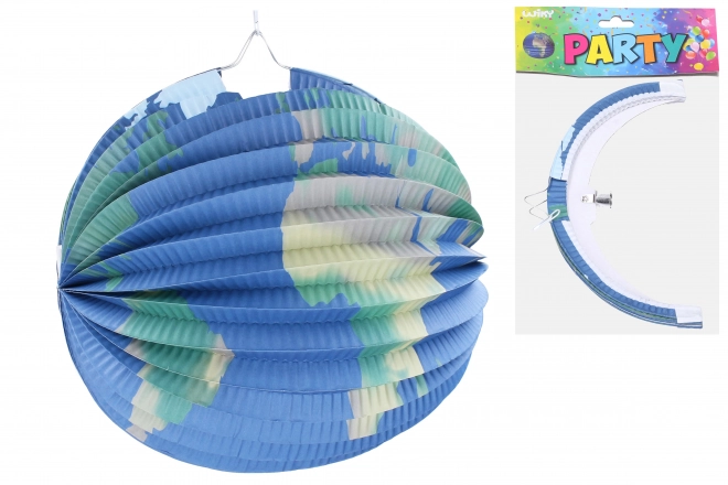 Lampion kula Ziemia 25 cm