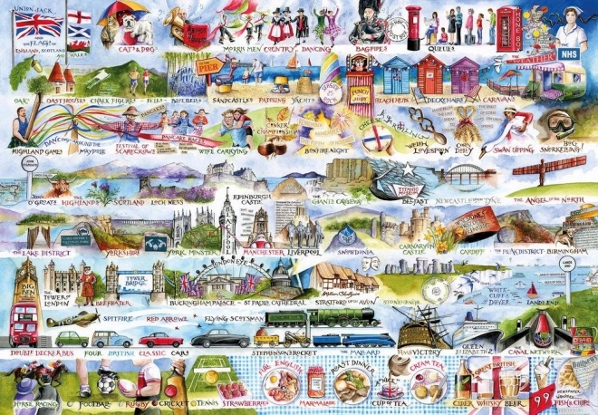 Puzzle GIBSONS Cream Tea 2000 elementów