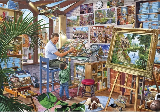 Puzzle dzieło sztuki – 2000 elementów GIBSONS