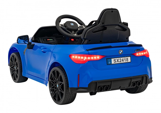 BMW M4 Pojazd Biały – Niebieski
