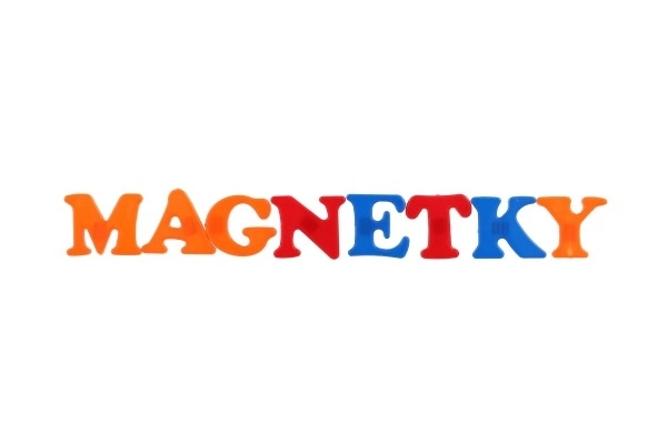 Magnetyczne litery - 27 sztuk