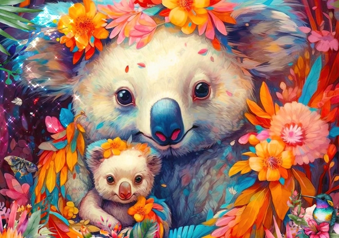 Puzzle Przytulanie z koalą 3000 elementów