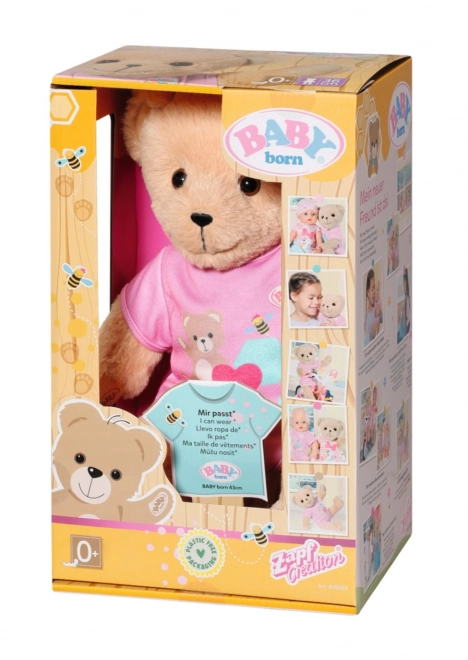 Miś BABY born, różowe ubranko