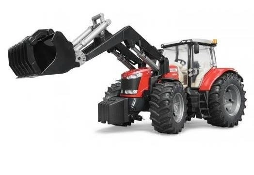 Bruder Traktor MASSEY FERGUSON 7624 z czołowym ładowaczem