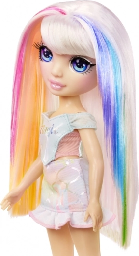 Długie tęczowe włosy do nieskończonych stylizacji