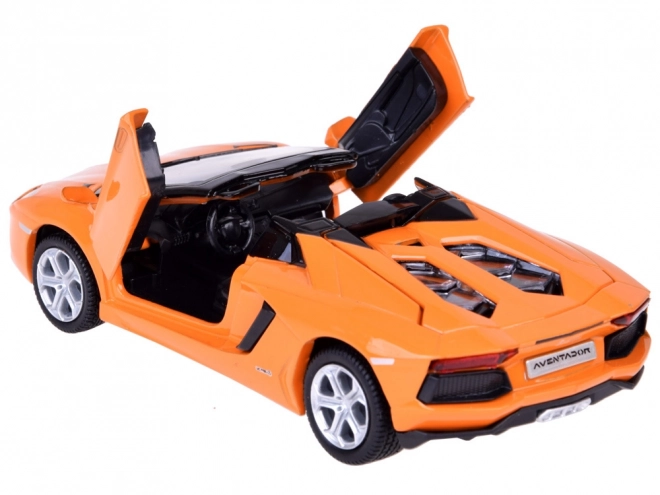 Metalowy model samochodu Lamborghini Aventador Roadster 1:32 interaktywny