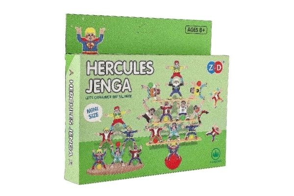 Gra balansująca herkules mini plastik 26 szt. 3 kolory w pudełku 21x19x3,5cm