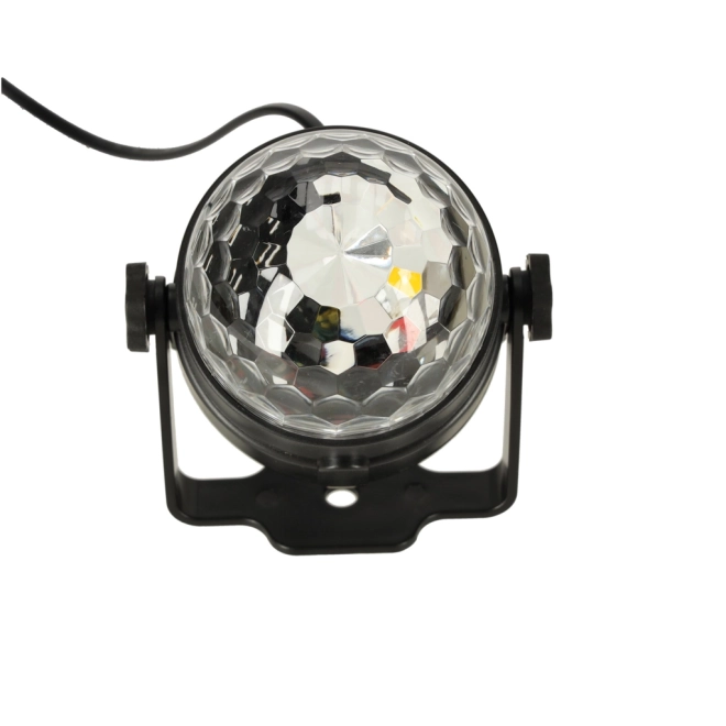 LED RGB kula disco z pilotem zdalnym
