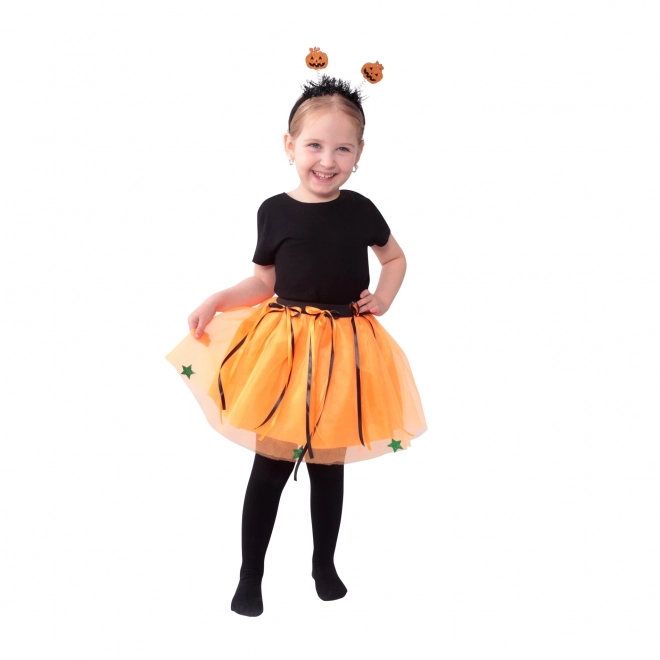 Dziecięcy kostium halloween tutu spódnica z opaską