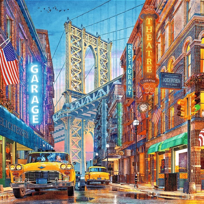 TREFL Puzzle Premium Plus: Widok na most na Manhattanie 500 elementów
