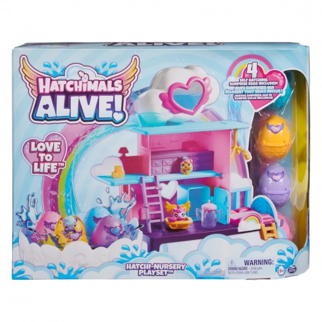 Hatchimals zestaw zabawowy Tęczowy świat wylęgu w wodzie