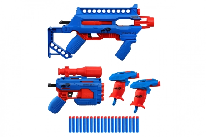 Nerf Alpha Strike Zestaw Blasterów i Strzałek