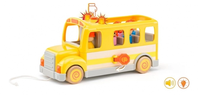 Wesoły autobus szkolny ze światłami i dźwiękami Woody