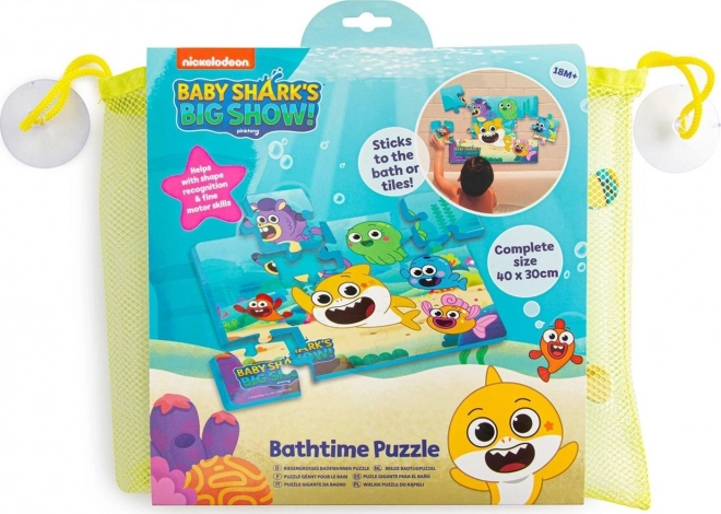 NICKELODEON Puzzle do wanny Baby Shark 12 elementów