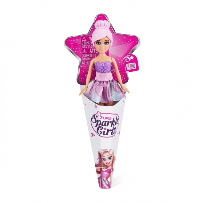 Panenka Sparklez Girlz mniejsza w rożku