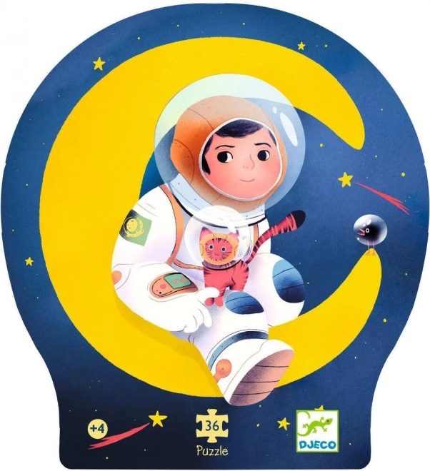 Puzzle Astronauta na Księżycu 36 elementów