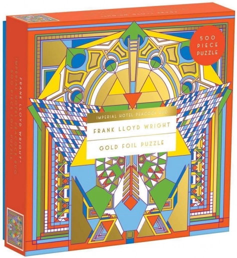 Metaliczne puzzle Frank Lloyd Wright – Hotel Imperial 500 elementów