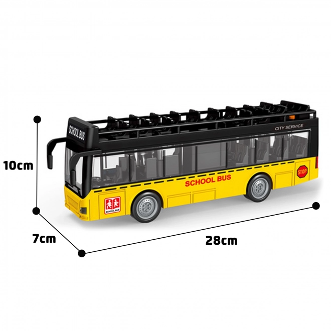 Autobus WOOPIE ze światłami i otwieranymi drzwiami