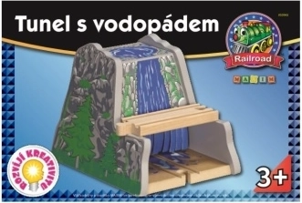 Maxim tunel z wodospadem