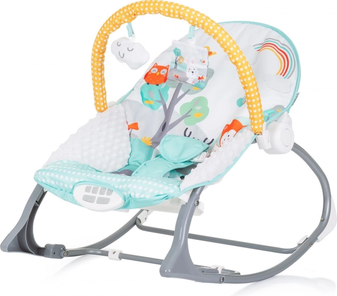 CHIPOLINO Dziecięce krzesełko bujane Melody – zelené