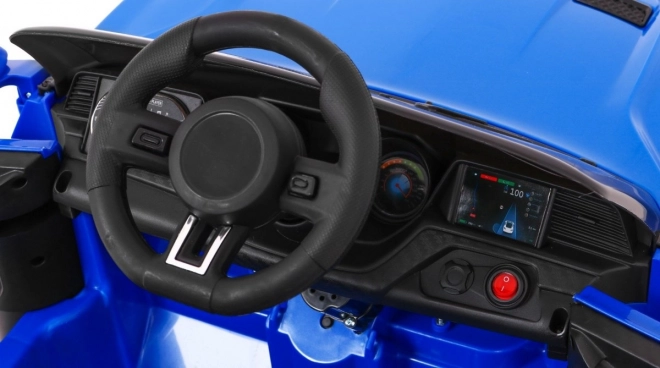 Dziecięcy niebieski elektryczny samochód GT Sport z pilotem